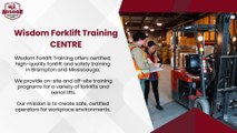 Forklift Training Prices | Affordable & Professional Courses at Wisdom Forklift Training Centre