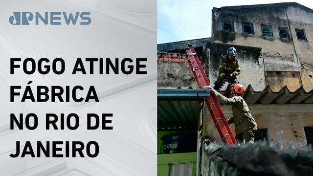 Incêndio destrói fábrica de fantasias e deixa cerca de 20 feridos no RJ