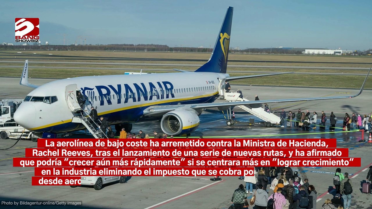 Los directivos de Ryanair piden al Gobierno que "elimine el impuesto sobre pasajeros aéreos"