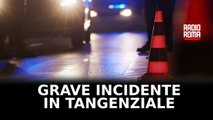 Incidente in tangenziale, due ragazze in ospedale