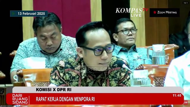 Ngakak! Kelakar Denny Cagur Buat Menpora Dito & Wamen Taufik Hidayat Tertawa di Rapat Komisi X DPR