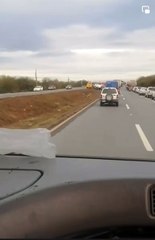 Vuelca tráiler cargado con carne y aparece la rapiña
