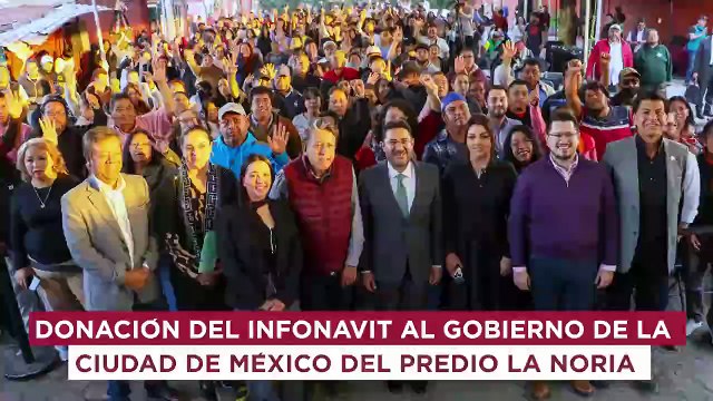 Recibe gobierno capitalino un predio en donación para construir viviendas