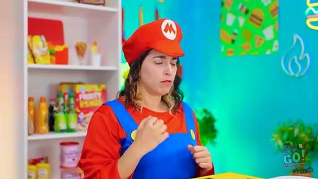 NOUVEAU 123 GO! CHALLENGE : Moi vs Mamie vs Chef Défi Cuisine ! Nourriture Folle par 123 GO!