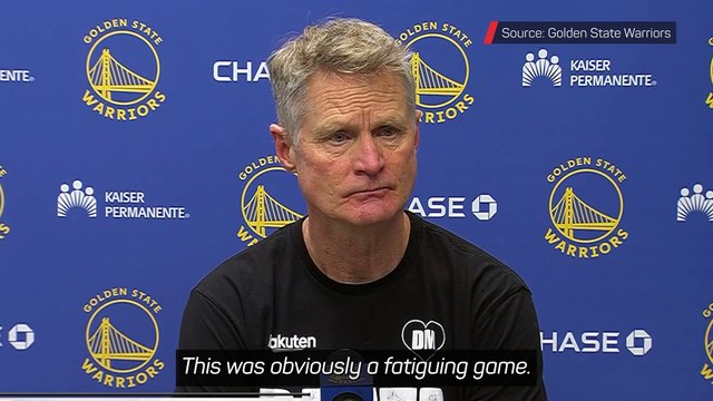‘The NBA don’t care about player health!’ - Kerr slams Warriors schedule