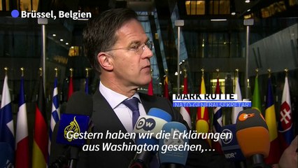 Rutte fordert Einbindung der Ukraine in mögliche Friedensverhandlungen