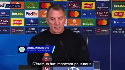 Celtic - Rodgers : "Un but important pour nous"