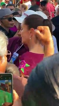Claudia Sheinbaum en Kanasín: un encuentro emotivo con simpatizantes de Morena
