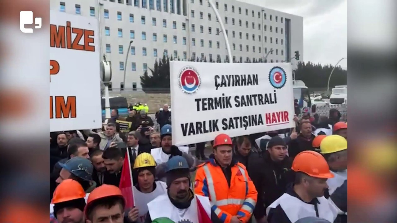 Çayırhan işçileri Ankara’ya ulaştı: Sonu nereye varırsa varsın vazgeçmeyeceğiz