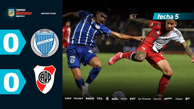 Godoy Cruz vs River (0-0) | LPF Torneo Apertura 2025 | Fecha 5