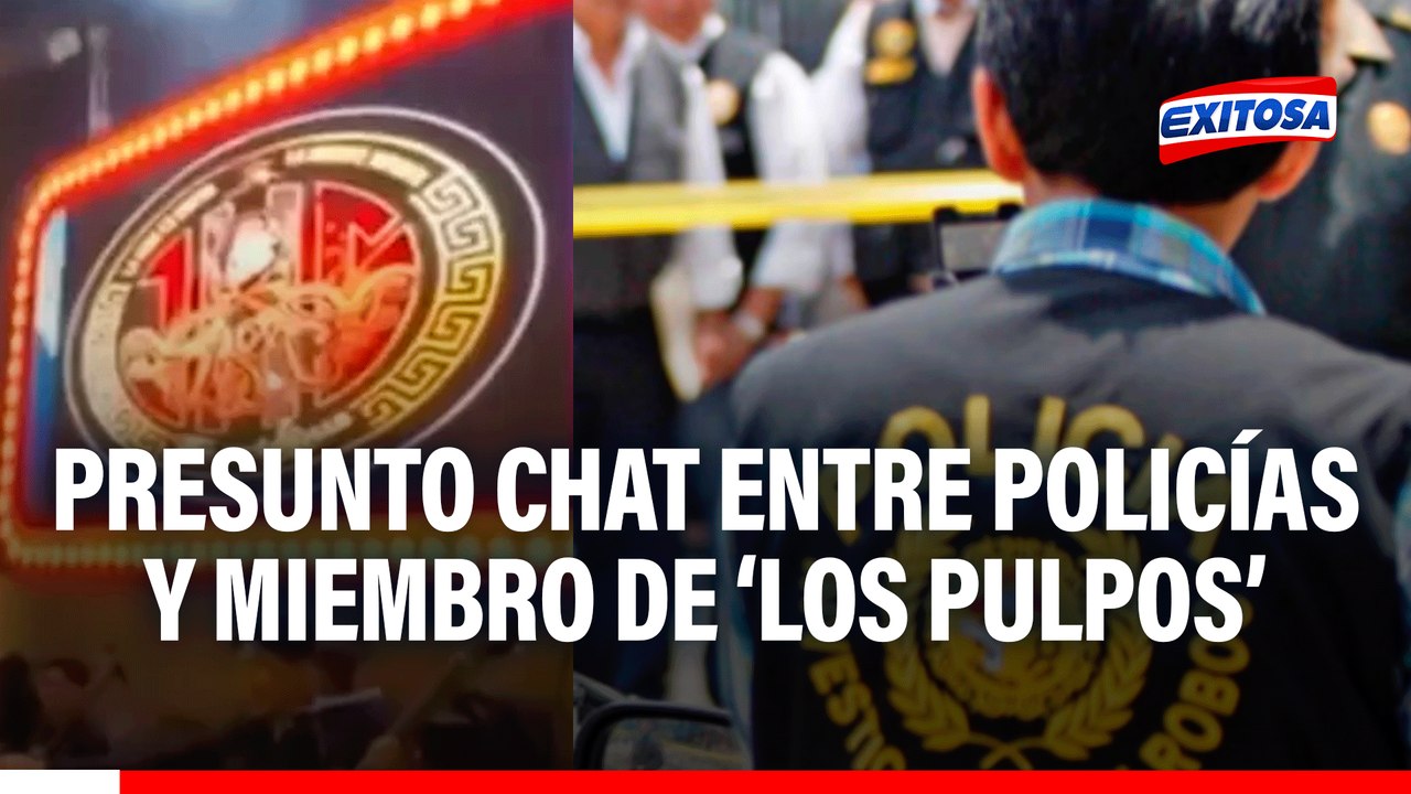 Chats revelan presunta coordinación entre policías y miembro de "Los Pulpos": Mininter solicita remover a involucrados
