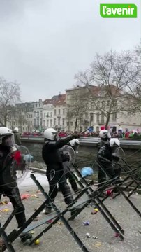 Manifestation nationale: affrontements entre la police et les manifestants