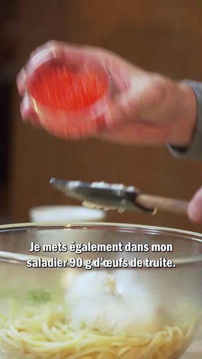 Les spaghettis au tarama - Les recettes de François-Régis Gaudry