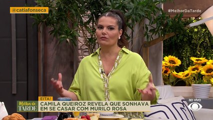 Camila Queiroz revela que sonhava em se casar com Murilo Rosa | Melhor da Tarde