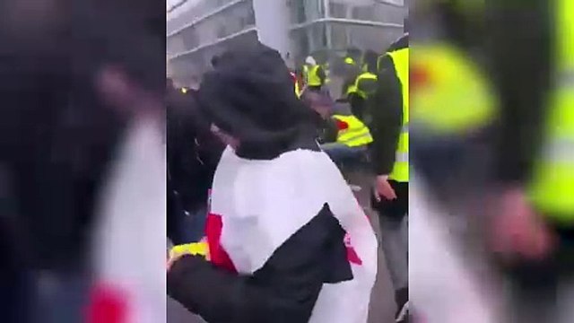 Un hombre embistió contra una manifestación de trabajadores en Alemania