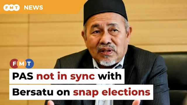 PAS not in sync with Bersatu on snap elections, says Tuan Ibrahim