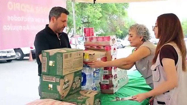 Guadalupe envía 18 toneladas de víveres a familias afectadas por Otis