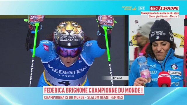 Brignone : « C'est ce dont je rêvais depuis longtemps » - Ski - Mondiaux - Géant