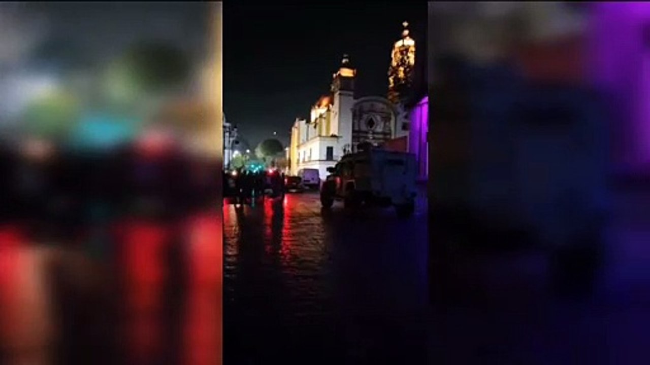 VIDEO: Intentan detener al alcalde de Toluca, no lo encuentran