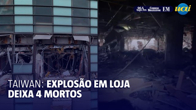 Explosão deixa quatro mortos em loja de departamentos em Taiwan