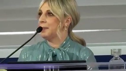 Sanremo 2025 - Katia Follesa in conferenza stampa