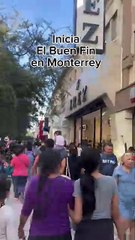 ¡Así inició El Buen Fin en Monterrey!