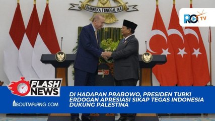 Di Hadapan Prabowo, Presiden Turki Erdogan Apresiasi Sikap Tegas Indonesia Dukung Palestina