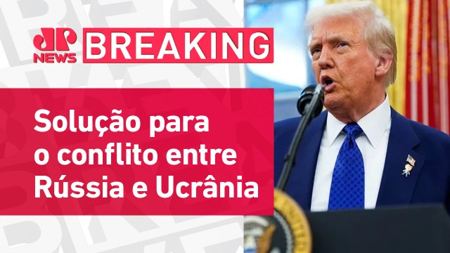 Trump diz que Putin concorda em iniciar negociações de cessar-fogo na Ucrânia | BREAKING NEWS