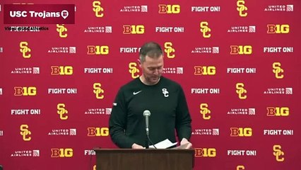 USC Trojans' Lincoln Riley Recognizes L.A. Wildfires