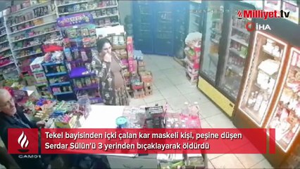 İçki hırsızlığı cinayetle bitti! Önce çaldı, sonra öldürdü