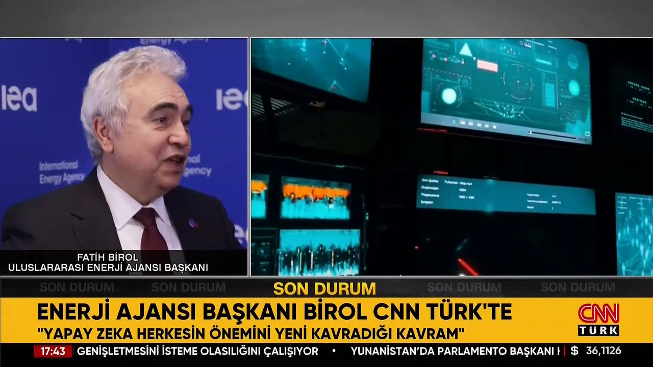 Uluslararası Enerji Ajansı Başkanı Fatih Birol CNN TÜRK'te: "Enerji yoksa, yapay zeka da yok!"