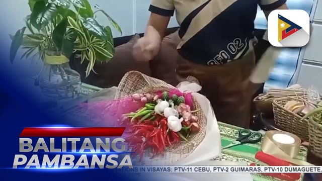Veggie bouquet sa Tuguegarao City, patok sa Valentines Day