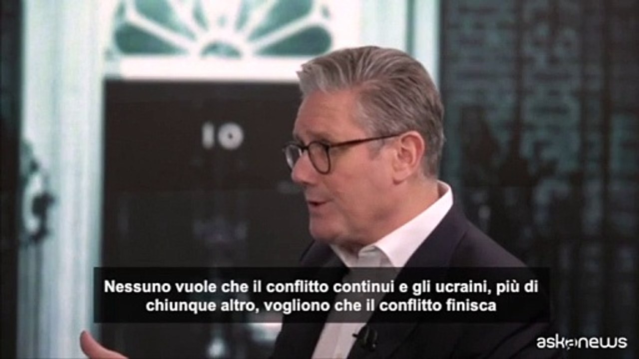 Starmer: l'Ucraina deve essere al centro dei colloqui di pace