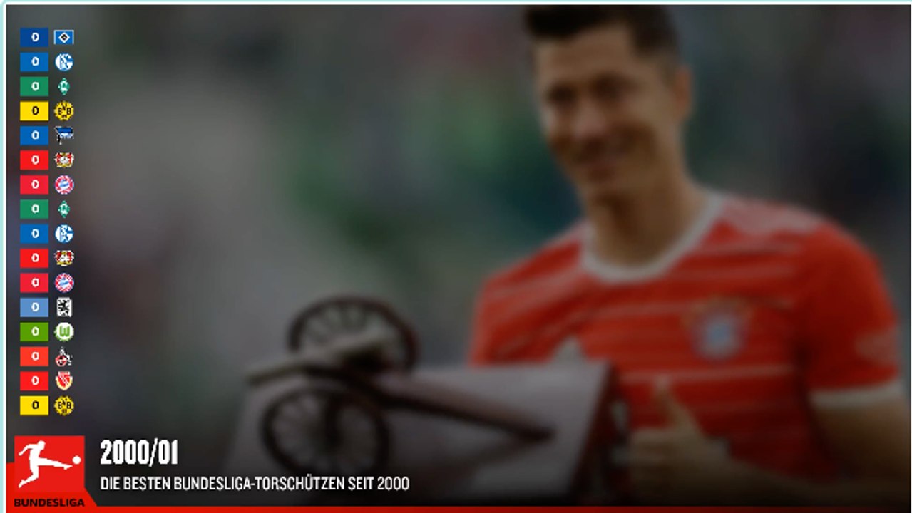 Lange ist es ein enges Rennen - doch dann kommt Lewandowski