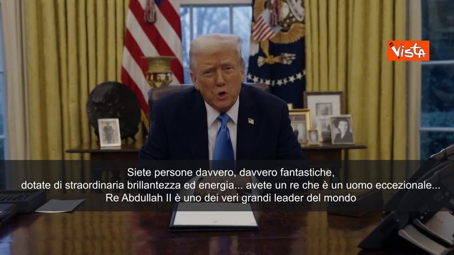 Trump a popolo Giordania: Re Abdullah II uno dei veri grandi leader del mondo