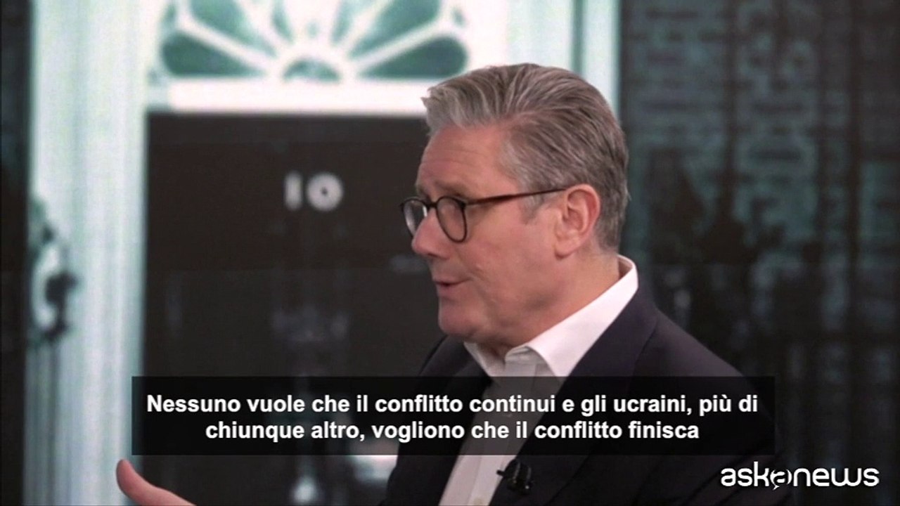Starmer: l'Ucraina deve essere al centro dei colloqui di pace