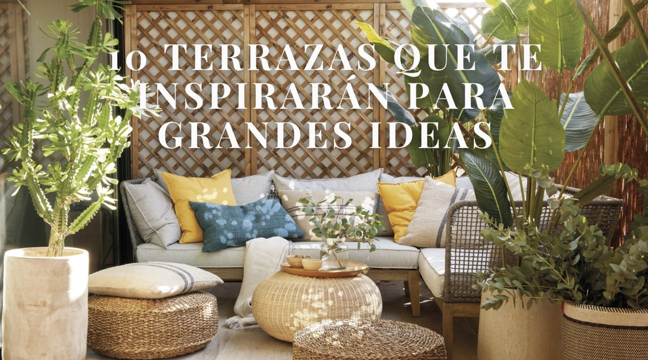 10 terrazas que te inspirarán para grandes ideas