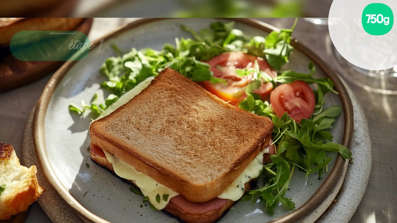 Croque monsieur mozzarella