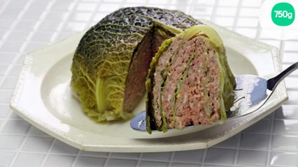 Chou entier farci au Sauternes