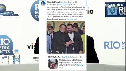 Paes reage à crítica de Nikolas: "Cara de pau"