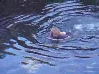 Enterrement de vie de garcon Jam : mise à l'eau