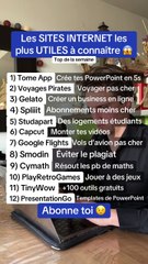 Les SITES INTERNET les plus UTILES à connaître de la semaine 😱🚀