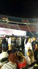 Suspenden evento de Claudia Sheinbaum presuntamente por falta de asistentes