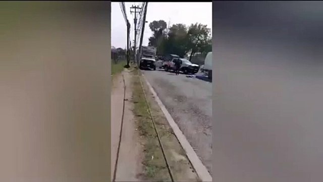 VIDEO: Muere hombre atropellado al intentar cruzar la México-Querétaro