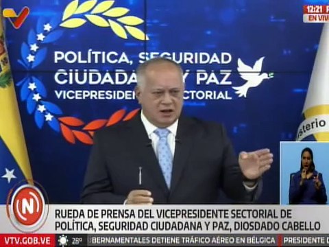 Vpdte. Sec. Diosdado Cabello: La USAID financiaba las operaciones contra Venezuela