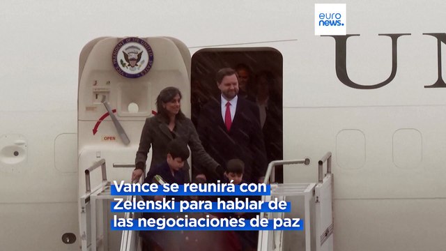 J.D. Vance, se reunirá con Zelenski al margen de la Conferencia de Seguridad de Múnich