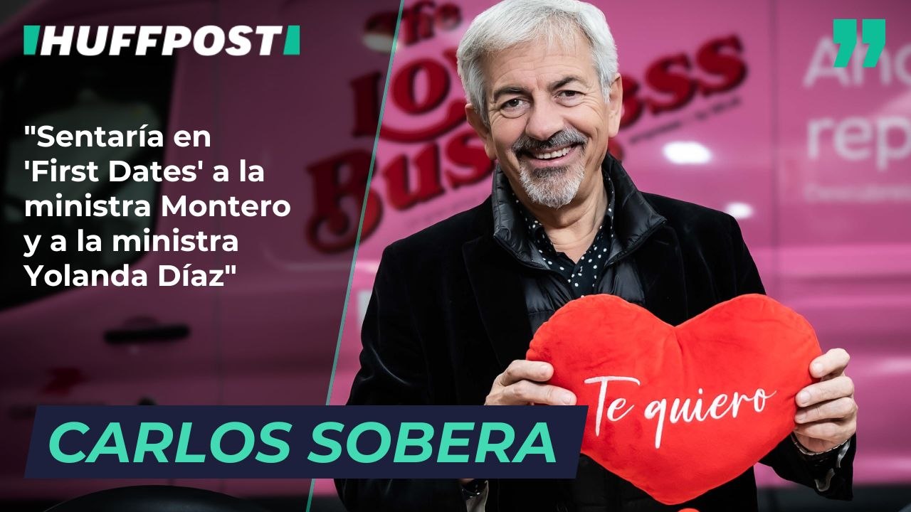Carlos Sobera: "Sentaría en 'First Dates' a la ministra Montero y a la ministra Yolanda Díaz"