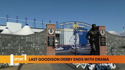 Chaos at Goodison as Tarkowski’s late equaliser sparks mayhem in final Merseyside derby