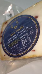 Queso con jamón ibérico de bellota
