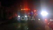 Rescatan a hombre de un incendio en Monterrey